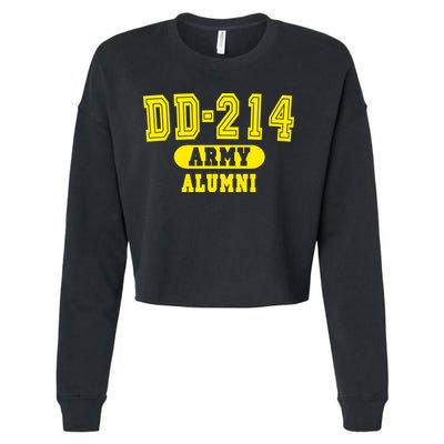 DD-214 US Army Alumni Cropped Pullover Crew