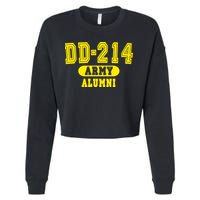 DD-214 US Army Alumni Cropped Pullover Crew