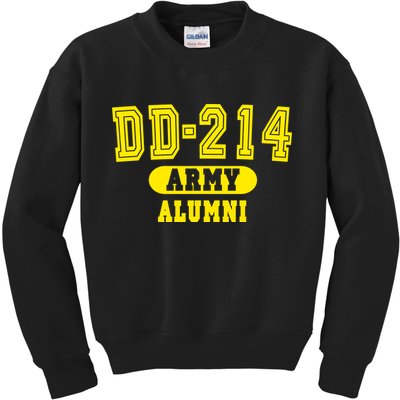 DD-214 US Army Alumni Kids Sweatshirt