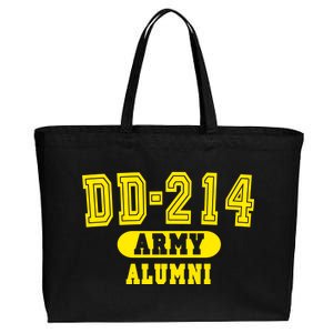 DD-214 US Army Alumni Cotton Canvas Jumbo Tote