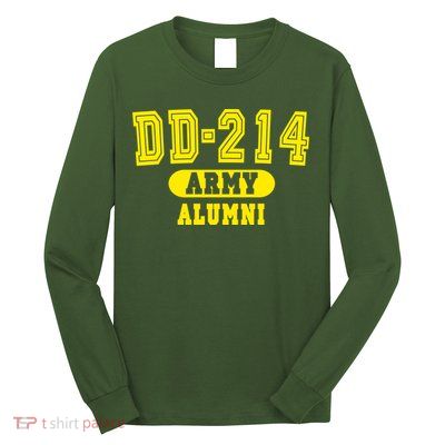 DD-214 US Army Alumni Long Sleeve Shirt