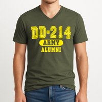 DD-214 US Army Alumni V-Neck T-Shirt