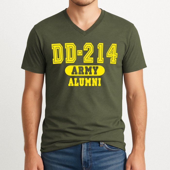 DD-214 US Army Alumni V-Neck T-Shirt