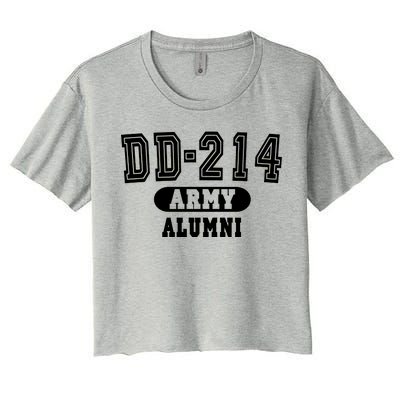 DD-214 US Army Alumni Women's Crop Top Tee