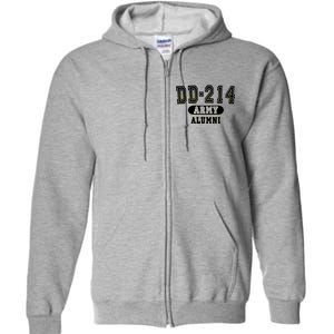 DD-214 US Army Alumni Full Zip Hoodie