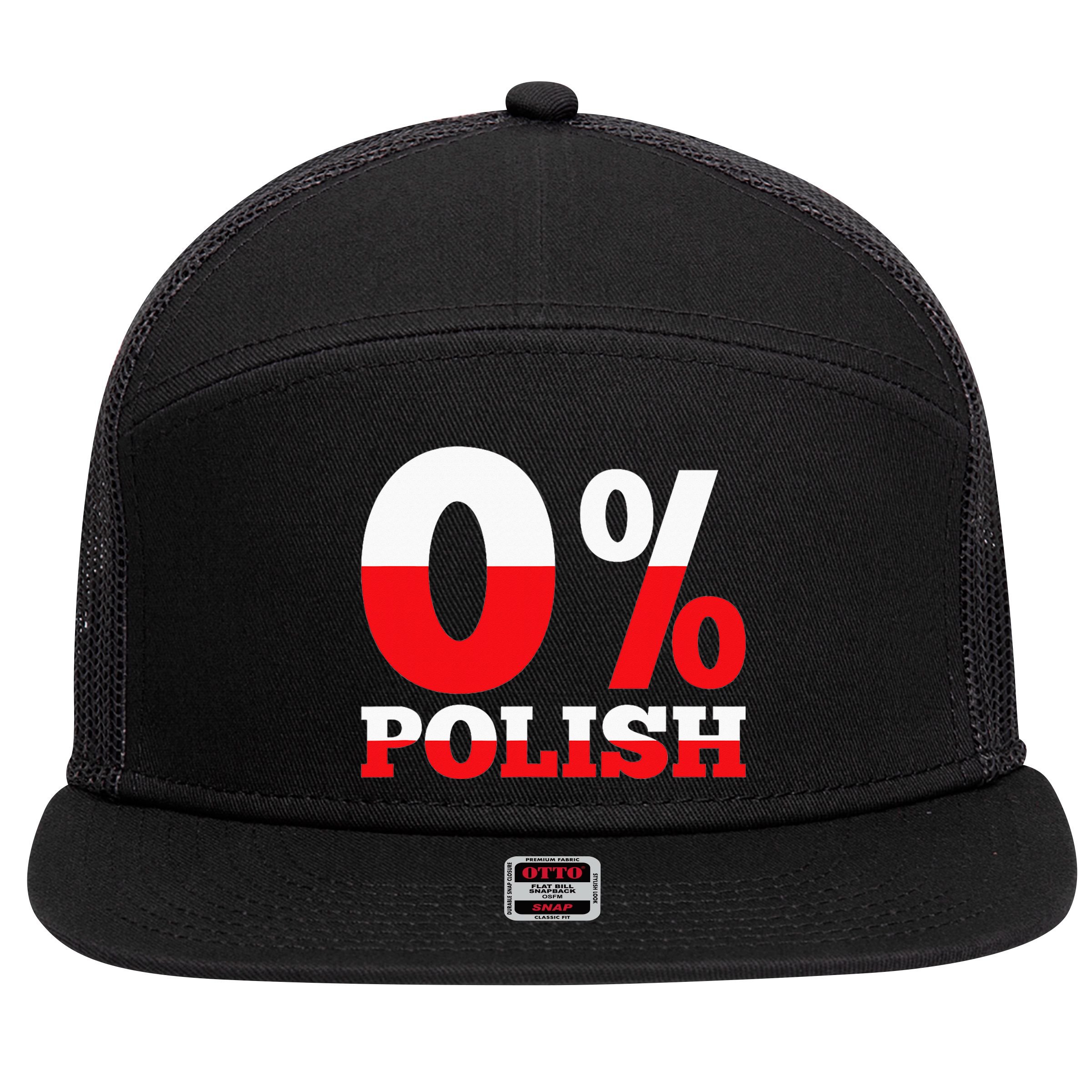 Dyngus Day 0 Polish funny st patrick's day 7 Panel Mesh Trucker Snapback Hat