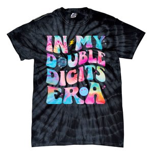 Double Digits 10th Birthday Party Tie Dye Groovy 70's Tie-Dye T-Shirt