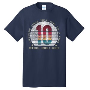 Double Digits 10th Birthday 10 Year Old Gifts Tall T-Shirt