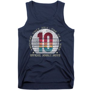 Double Digits 10th Birthday 10 Year Old Gifts Tank Top