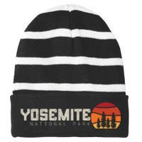 Yosemite Striped Beanie with Solid Band