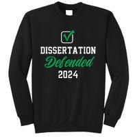 Dissertation Defended 2024 For Phd Edd Doctorate Graduation Sweatshirt