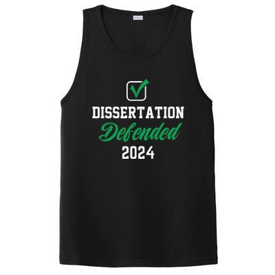 Dissertation Defended 2024 For Phd Edd Doctorate Graduation PosiCharge Competitor Tank