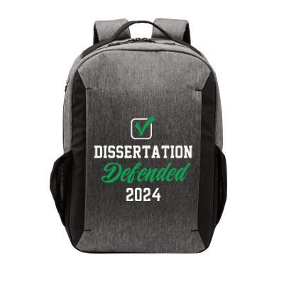 Dissertation Defended 2024 For Phd Edd Doctorate Graduation Vector Backpack