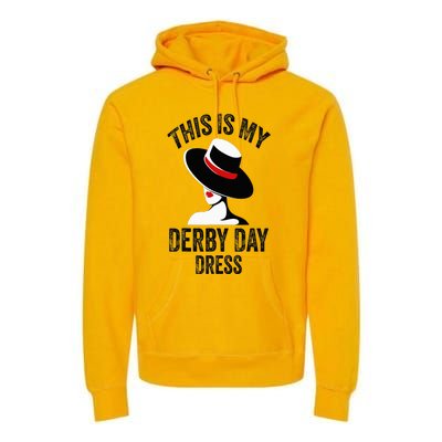 Derby Day 2024 Women This Is My Derby Day Dress Premium Hoodie