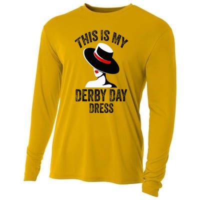 Derby Day 2024 Women This Is My Derby Day Dress Cooling Performance Long Sleeve Crew