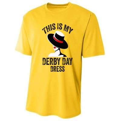 Derby Day 2024 Women This Is My Derby Day Dress Performance Sprint T-Shirt