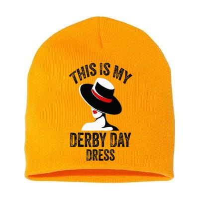 Derby Day 2024 Women This Is My Derby Day Dress Short Acrylic Beanie