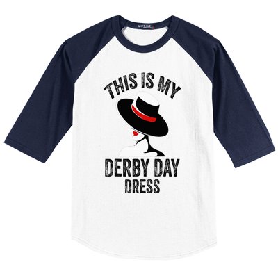 Derby Day 2024 Women This Is My Derby Day Dress Baseball Sleeve Shirt