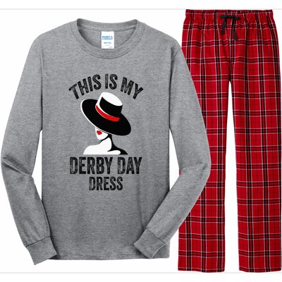 Derby Day 2024 Women This Is My Derby Day Dress Long Sleeve Pajama Set