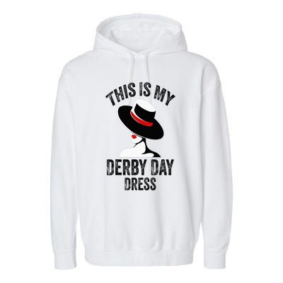 Derby Day 2024 Women This Is My Derby Day Dress Garment-Dyed Fleece Hoodie