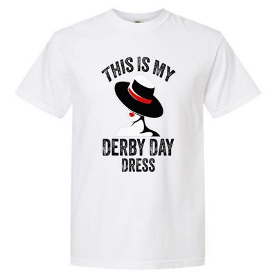 Derby Day 2024 Women This Is My Derby Day Dress Garment-Dyed Heavyweight T-Shirt