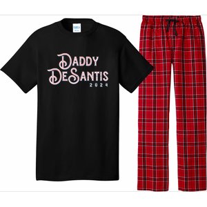 Daddy Desantis 2024 Retro Make America Florida Election Funny Gift Pajama Set