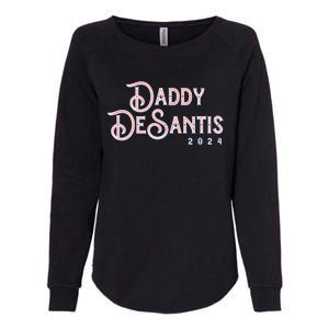 Daddy Desantis 2024 Retro Make America Florida Election Funny Gift Womens California Wash Sweatshirt