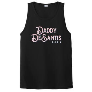 Daddy Desantis 2024 Retro Make America Florida Election Funny Gift PosiCharge Competitor Tank