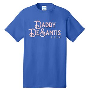 Daddy Desantis 2024 Retro Make America Florida Election Funny Gift Tall T-Shirt