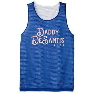 Daddy Desantis 2024 Retro Make America Florida Election Funny Gift Mesh Reversible Basketball Jersey Tank