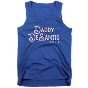 Daddy Desantis 2024 Retro Make America Florida Election Funny Gift Tank Top