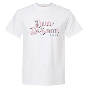 Daddy Desantis 2024 Retro Make America Florida Election Funny Gift Garment-Dyed Heavyweight T-Shirt