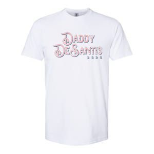 Daddy Desantis 2024 Retro Make America Florida Election Funny Gift Softstyle CVC T-Shirt