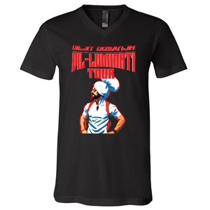 Diljit Dosanjh 2024 Dilluminati V-Neck T-Shirt