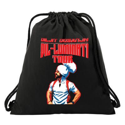 Diljit Dosanjh 2024 Dilluminati Drawstring Bag