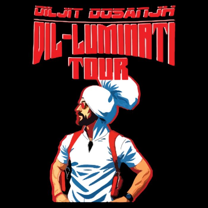 Diljit Dosanjh 2024 Dilluminati Drawstring Bag