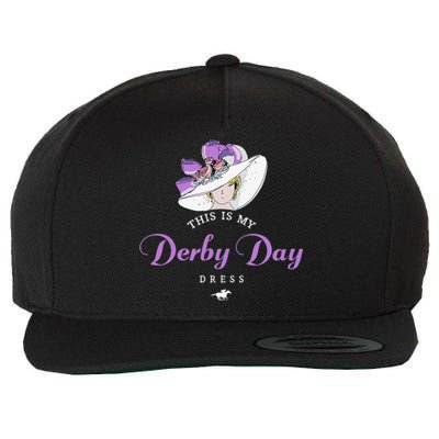 Derby Day 2023 Kentucky Horse Dress Wool Snapback Cap