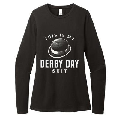 Derby Day 2024 Funny Horse Racing This Is My Derby Day Suit Womens CVC Long Sleeve Shirt