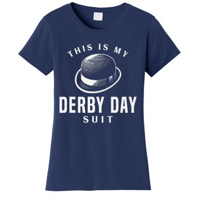 Derby Day 2024 Funny Horse Racing This Is My Derby Day Suit Women's T-Shirt