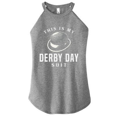 Derby Day 2024 Funny Horse Racing This Is My Derby Day Suit Women's Perfect Tri Rocker Tank