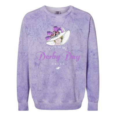 Derby Day 2023 Derby Kentucky Horse Derby Colorblast Crewneck Sweatshirt