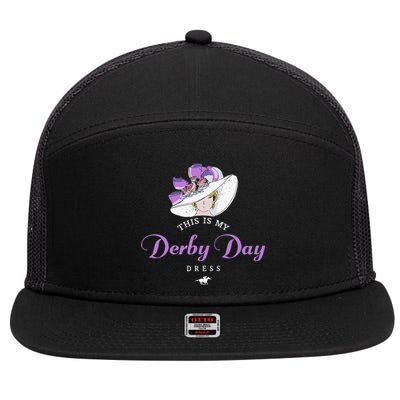 Derby Day 2023 Derby Kentucky Horse Derby 7 Panel Mesh Trucker Snapback Hat