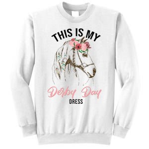 Derby Day 2024 This Is My Derby Day Dress Horse Racing Sweatshirt