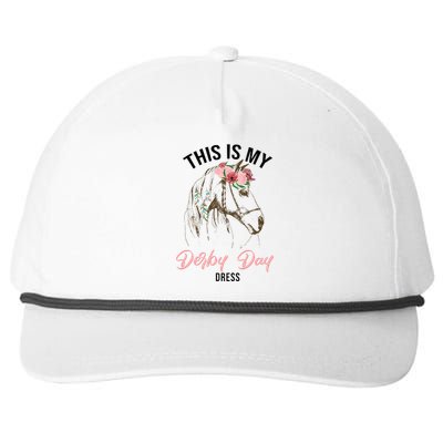 Derby Day 2024 This Is My Derby Day Dress Horse Racing Snapback Five-Panel Rope Hat