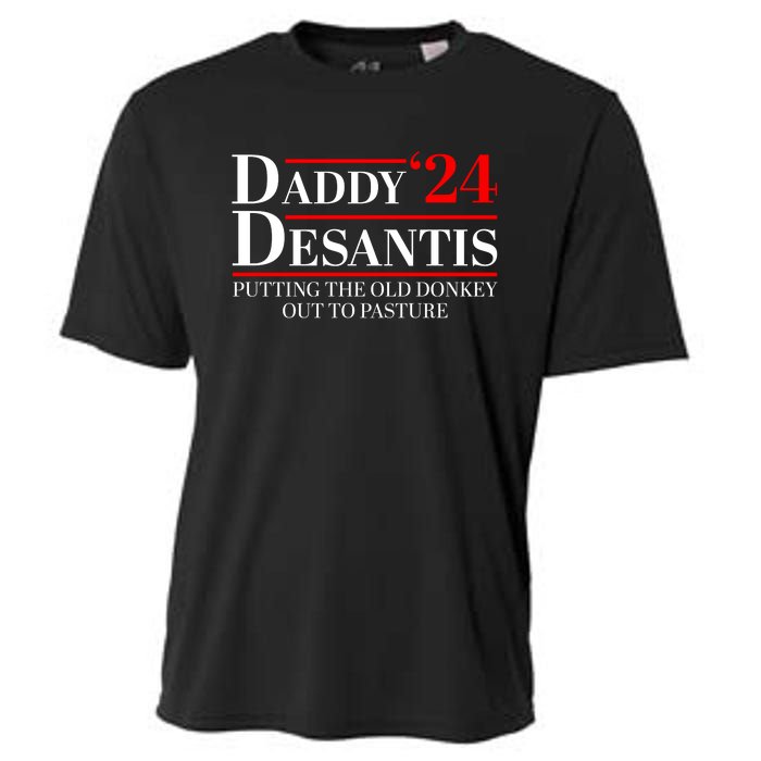 Daddy DeSantis 2024 Putting The Old Donkey Out To Pasture Cooling Performance Crew T-Shirt