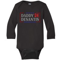 Daddy DeSantis 2024 Make America Florida Baby Long Sleeve Bodysuit