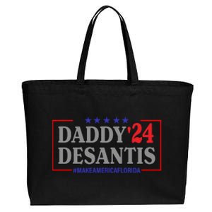 Daddy DeSantis 2024 Make America Florida Cotton Canvas Jumbo Tote