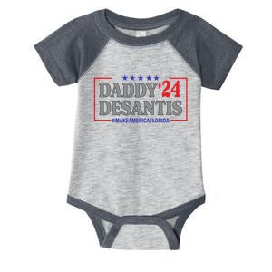 Daddy DeSantis 2024 Make America Florida Infant Baby Jersey Bodysuit