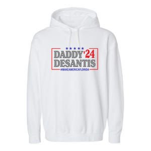 Daddy DeSantis 2024 Make America Florida Garment-Dyed Fleece Hoodie