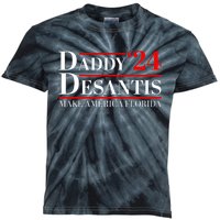 Daddy DeSantis 2024 Make America Florida Kids Tie-Dye T-Shirt